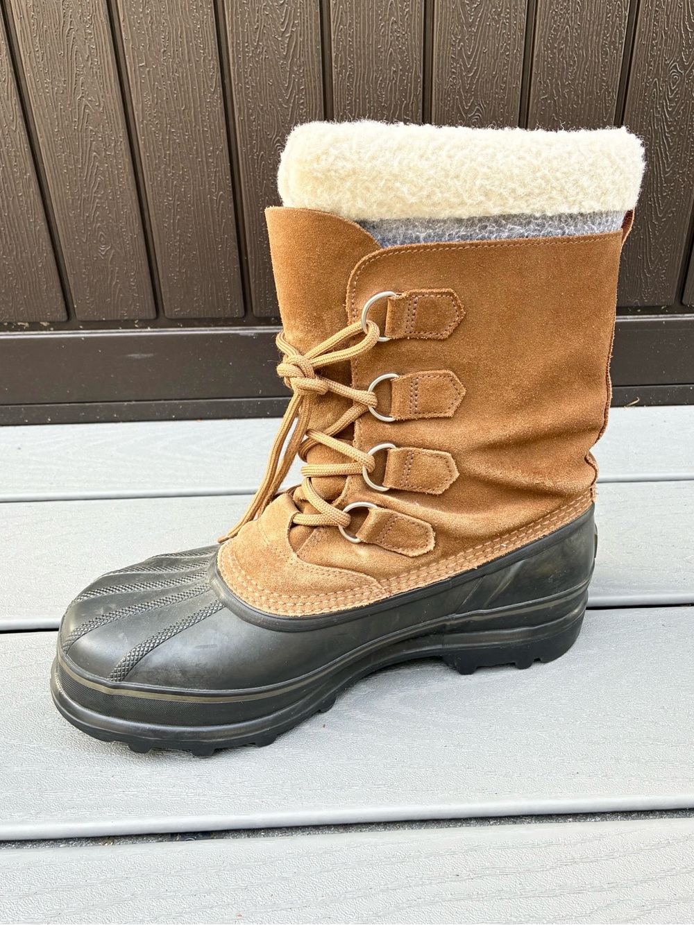 SOREL Sudbury Men’s Winter Boots Waterproof Lace Up Size 9